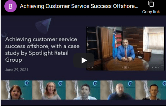 Achieving Customer Service Success Offshore in Fiji, with a case study by Spotlight Retail Group