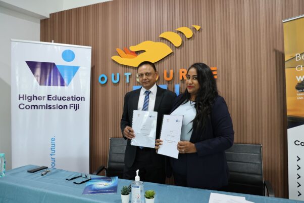 Outsource Fiji signs a MoU with the Higher Education Commission Fiji
